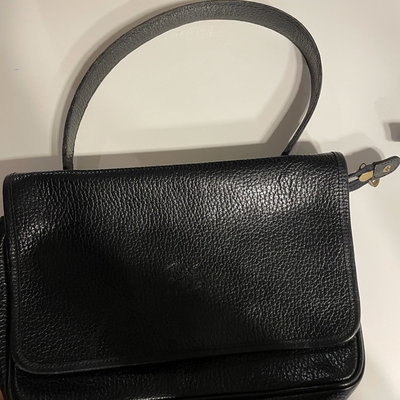 Black Italian Leather Handbag - Picture 1 of 4